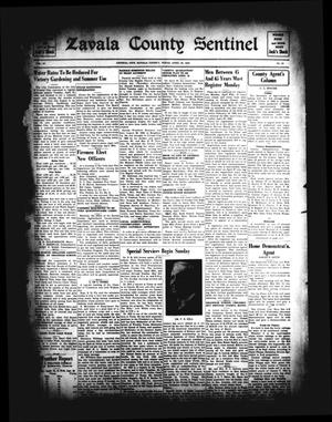 Primary view of object titled 'Zavala County Sentinel (Crystal City, Tex.), Vol. 30, No. 52, Ed. 1 Friday, April 24, 1942'.