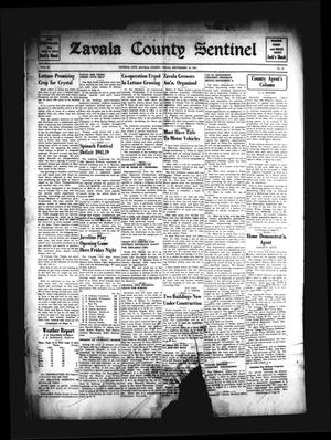 Zavala County Sentinel (Crystal City, Tex.), Vol. 30, No. 20, Ed. 1 Friday, September 19, 1941