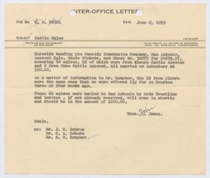 [Letter from Thomas L. James to G. A. Stirl, June 2, 1953]