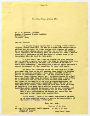 [Letter from E. O. Wood to E. H. Thornton, June 5, 1953]