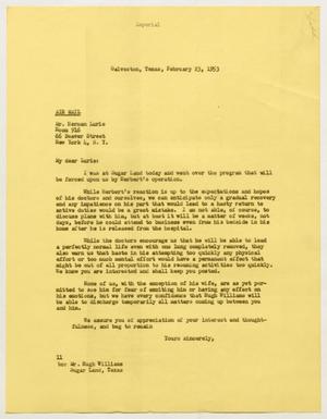 [Letter from I. H. Kempner to Herman Lurie, February 23, 1953]
