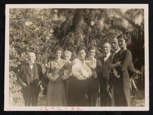 [Photograph of Kempner Family Members with Rabbi #1]