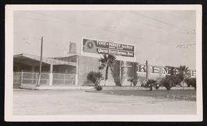Primary view of object titled '[Photograph of a United States National Bank Billboard, #3]'.