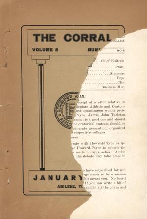 The Corral, Volume 2, Number 5, January, 1907