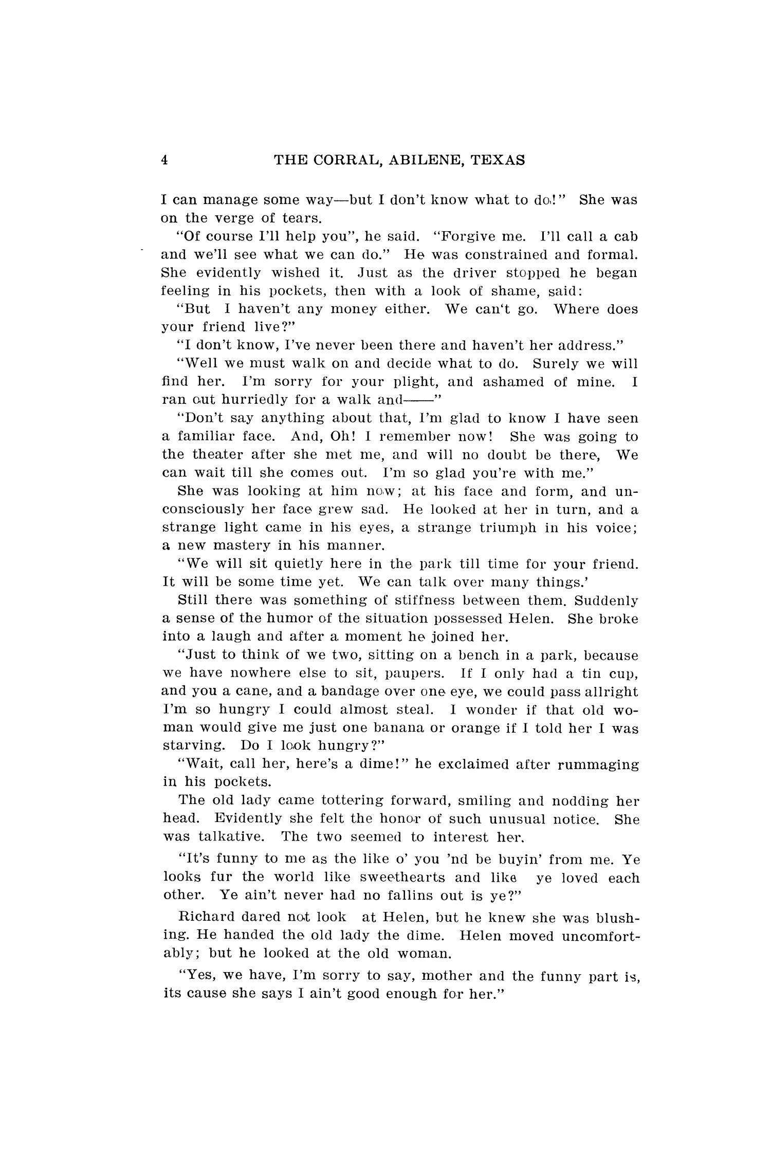 The Corral, Volume 1, Number 6, March, 1908
                                                
                                                    4
                                                