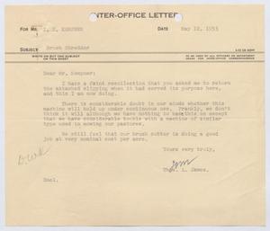 [Letter from Thomas L. James to I. H. Kempner, May 12, 1953]