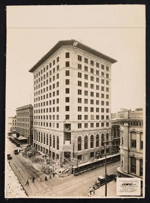 [Photograph of U.S. National Bank Building Construction]