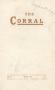 Thumbnail image of item number 1 in: 'The Corral, Volume 11, Number 1, Spring, 1919'.