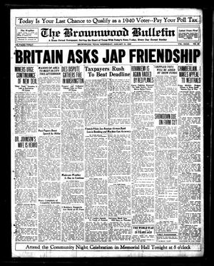 The Brownwood Bulletin (Brownwood, Tex.), Vol. 40, No. 90, Ed. 1 Wednesday, January 31, 1940