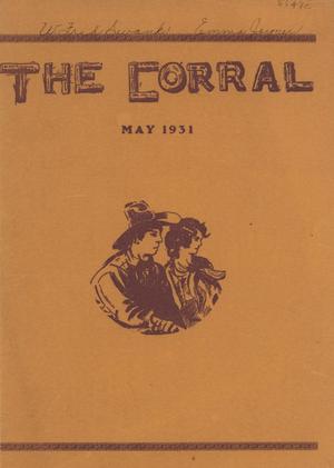 Primary view of object titled 'The Corral, Volume [21], Number 3, May, 1931'.