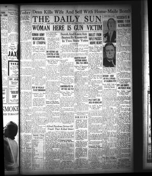 Primary view of object titled 'The Daily Sun (Goose Creek, Tex.), Vol. 17, No. 261, Ed. 1 Wednesday, April 15, 1936'.