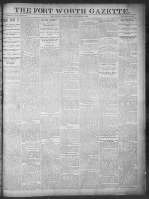Fort Worth Gazette. (Fort Worth, Tex.), Vol. 16, No. 307, Ed. 1, Friday, September 9, 1892