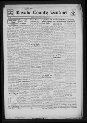 Zavala County Sentinel (Crystal City, Tex.), Vol. 36, No. 1, Ed. 1 Friday, April 25, 1947