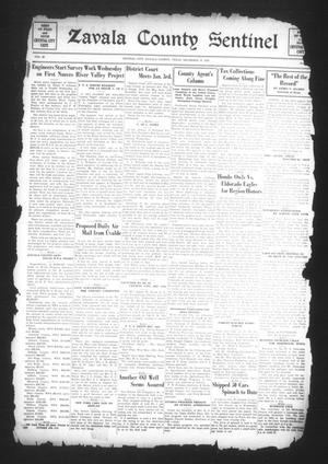 Zavala County Sentinel (Crystal City, Tex.), Vol. 26, No. [30], Ed. 1 Friday, December 10, 1937