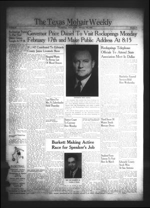 The Texas Mohair Weekly (Rocksprings, Tex.), Vol. 50, No. 6, Ed. 1 Friday, February 14, 1958