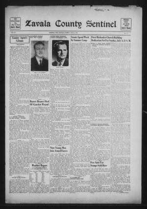 Zavala County Sentinel (Crystal City, Tex.), Vol. 32, No. 10, Ed. 1 Friday, July 2, 1943