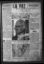 Newspaper: La Voz (San Diego, Tex.), Vol. 1, No. 9, Ed. 1 Friday, February 21, 1…