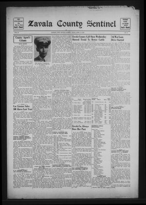 Zavala County Sentinel (Crystal City, Tex.), Vol. 33, No. 51, Ed. 1 Friday, April 13, 1945