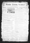 Thumbnail image of item number 1 in: 'Zavala County Sentinel (Crystal City, Tex.), Vol. 27, No. 3, Ed. 1 Friday, June 3, 1938'.