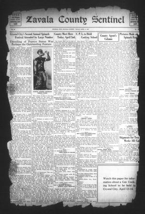 Zavala County Sentinel (Crystal City, Tex.), Vol. 25, No. 46, Ed. 1 Friday, April 2, 1937