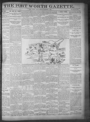Fort Worth Gazette. (Fort Worth, Tex.), Vol. 16, No. 358, Ed. 1, Friday, November 4, 1892