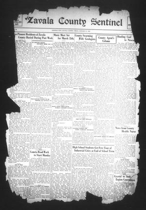 Primary view of object titled 'Zavala County Sentinel (Crystal City, Tex.), Vol. 26, No. [36], Ed. 1 Friday, January 21, 1938'.