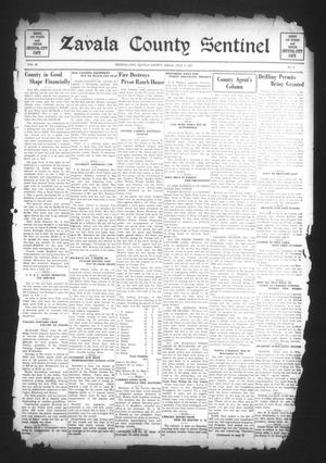 Zavala County Sentinel (Crystal City, Tex.), Vol. 26, No. 8, Ed. 1 Friday, July 9, 1937