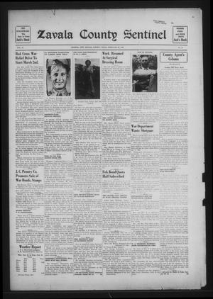 Zavala County Sentinel (Crystal City, Tex.), Vol. 31, No. 44, Ed. 1 Friday, February 26, 1943