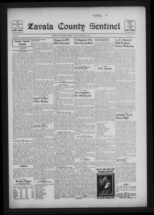 Zavala County Sentinel (Crystal City, Tex.), Vol. 32, No. 33, Ed. 1 Friday, December 10, 1943
