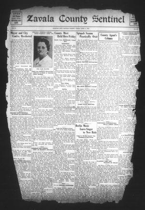 Zavala County Sentinel (Crystal City, Tex.), Vol. 25, No. 47, Ed. 1 Friday, April 9, 1937