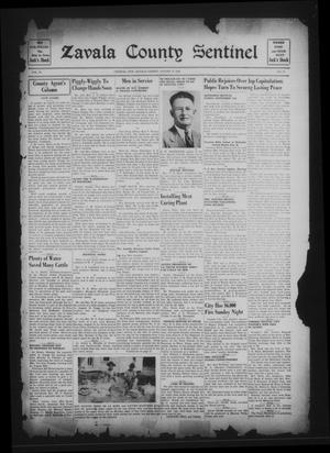 Primary view of object titled 'Zavala County Sentinel (Crystal City, Tex.), Vol. 34, No. 17, Ed. 1 Friday, August 17, 1945'.