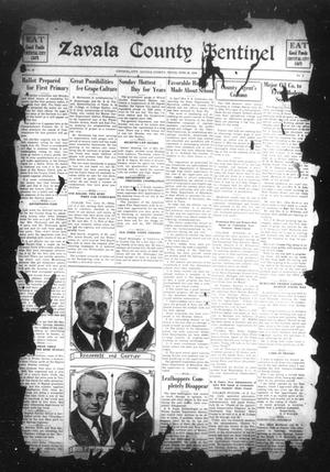 Zavala County Sentinel (Crystal City, Tex.), Vol. 25, No. 6, Ed. 1 Friday, June 26, 1936
