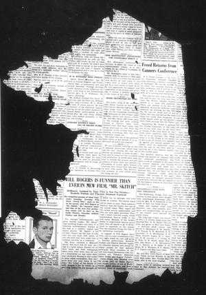 Zavala County Sentinel (Crystal City, Tex.), Vol. [22], No. [46], Ed. 1 Friday, April 6, 1934