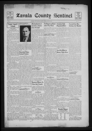 Primary view of object titled 'Zavala County Sentinel (Crystal City, Tex.), Vol. 33, No. 10, Ed. 1 Friday, June 30, 1944'.