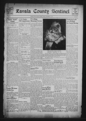 Zavala County Sentinel (Crystal City, Tex.), Vol. 34, No. 35, Ed. 1 Friday, December 21, 1945