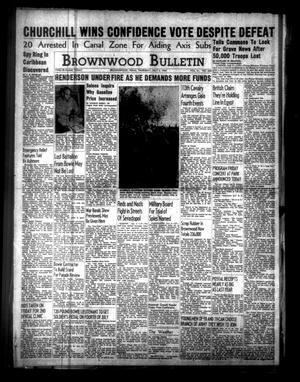 Brownwood Bulletin (Brownwood, Tex.), Vol. 41, No. 260, Ed. 1 Thursday, July 2, 1942