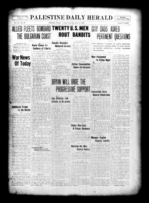 Palestine Daily Herald (Palestine, Tex), Vol. 15, No. 47, Ed. 1 Tuesday, June 13, 1916