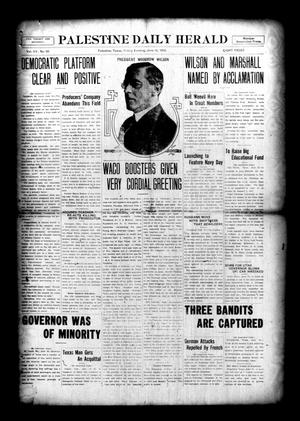 Palestine Daily Herald (Palestine, Tex), Vol. 15, No. 50, Ed. 1 Friday, June 16, 1916