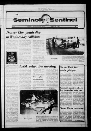Primary view of object titled 'Seminole Sentinel (Seminole, Tex.), Vol. 72, No. 8, Ed. 1 Sunday, November 26, 1978'.