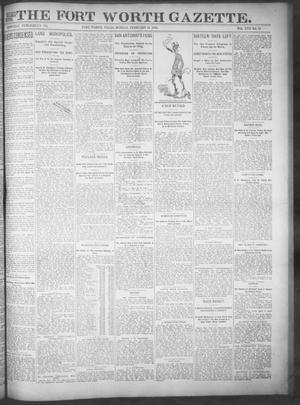 Fort Worth Gazette. (Fort Worth, Tex.), Vol. 17, No. 91, Ed. 1, Monday, February 13, 1893