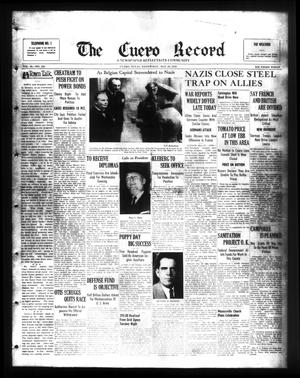 The Cuero Record (Cuero, Tex.), Vol. 46, No. 124, Ed. 1 Wednesday, May 29, 1940