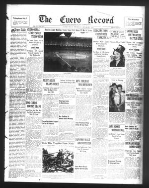 Primary view of object titled 'The Cuero Record (Cuero, Tex.), Vol. 47, No. 223, Ed. 1 Thursday, October 2, 1941'.