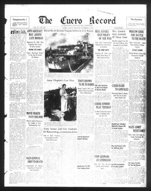 Primary view of object titled 'The Cuero Record (Cuero, Tex.), Vol. 47, No. 238, Ed. 1 Monday, October 20, 1941'.