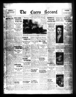 Primary view of object titled 'The Cuero Record (Cuero, Tex.), Vol. 46, No. 101, Ed. 1 Thursday, May 2, 1940'.