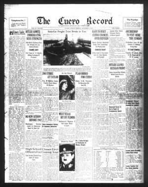 The Cuero Record (Cuero, Tex.), Vol. 47, No. 224, Ed. 1 Friday, October 3, 1941
