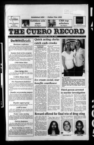 The Cuero Record (Cuero, Tex.), Vol. 111, No. 20, Ed. 1 Wednesday, May 18, 2005