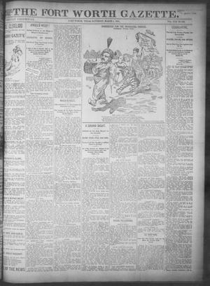 Fort Worth Gazette. (Fort Worth, Tex.), Vol. 17, No. 108, Ed. 1, Saturday, March 4, 1893