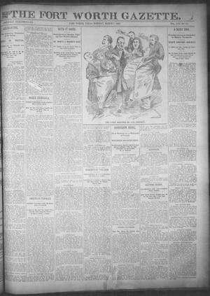 Fort Worth Gazette. (Fort Worth, Tex.), Vol. 17, No. 111, Ed. 1, Tuesday, March 7, 1893
