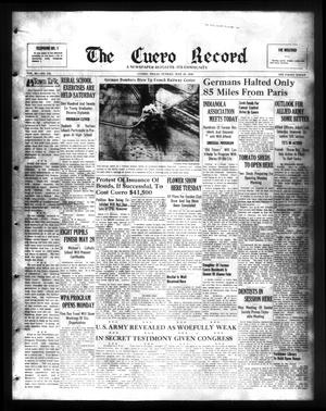 The Cuero Record (Cuero, Tex.), Vol. 46, No. 115, Ed. 1 Sunday, May 19, 1940