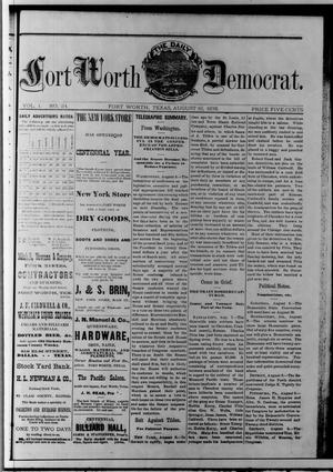 The Daily Fort Worth Democrat. (Fort Worth, Tex.), Vol. 1, No. 31, Ed. 1 Thursday, August 10, 1876